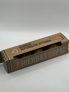 Bombinha de defumação - 7 ervas, copal - comprar online