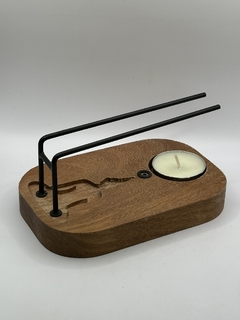 Incensário queimador de palo santo - buda - comprar online
