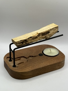 Incensário queimador de palo santo - buda