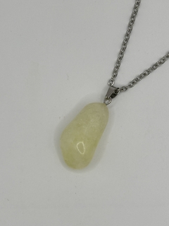 Colar quartzo com enxofre - rolado