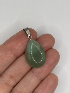 Colar quartzo verde - gota - Vale Dos Sonhos Artes