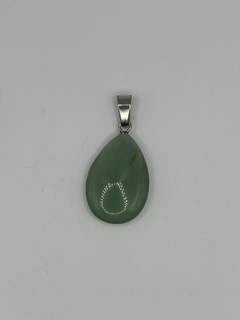 Colar quartzo verde - gota na internet