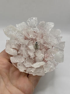 Incensário quartzo cristal