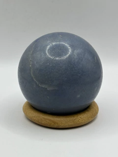 Esfera de quartzo azul p