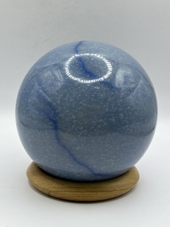 Esfera de quartzo azul