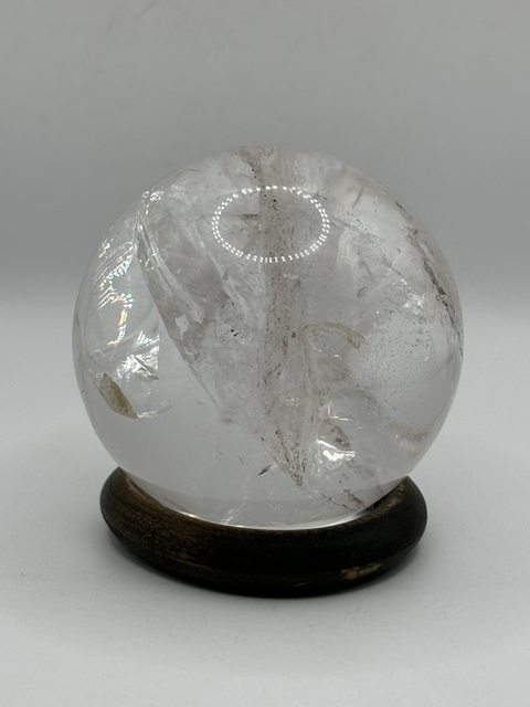 Esfera de quartzo cristal 244g
