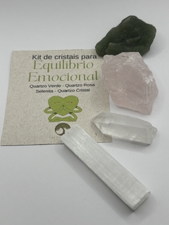 Kit caixa de cristais para equilíbrio emocional - Vale Dos Sonhos Artes
