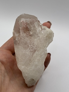 Drusa de quartzo cristal 240g na internet