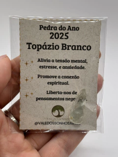 Pedra do Ano 2025 - Topázio Branco M