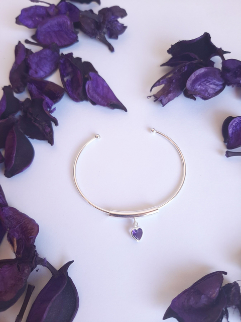 Bracelete Purple Heart