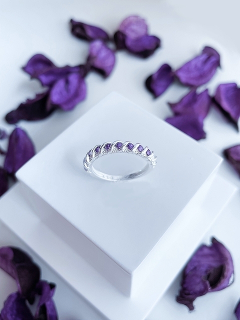 Anel Seven Purple