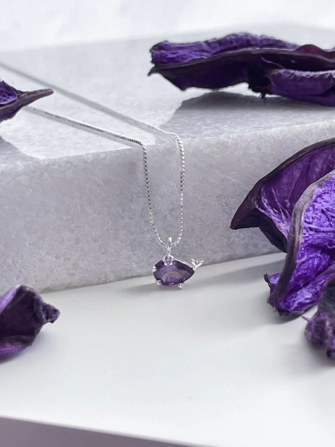 Purple Whalien Necklace - buy online