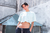 Remera crop con manga - comprar online