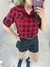CROPPED XADREZ ISA - loja online