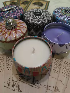 Vela Lata Mándala Aromática chica - Mamabel