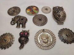 Porta sahumerios metal