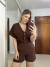 SHORTS ANTONELLA MOCHA MOUSSE - comprar online