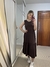 VESTIDO RAFAELA MARROM - comprar online