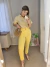 CALÇA CENOURA AMARELO
