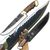 Faca Artesanal Bowie Bushcraft Carbono Bainha Couro 12 Pol na internet