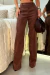 Calça Pantalona Reta Roma - Veludo Coletê CL-2508