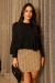 Blusa Manga Longa Boho Sabia - Chiffon BS-2501 - comprar online