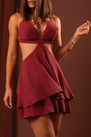 Imagem do Vestido Curto Alfaiataria Romance - Lyocell VS-2522