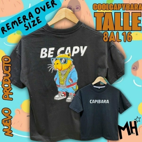 REMERA OVERSIZE CAPYBARA BE CAPY - comprar online