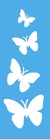 Stencil Borboletas