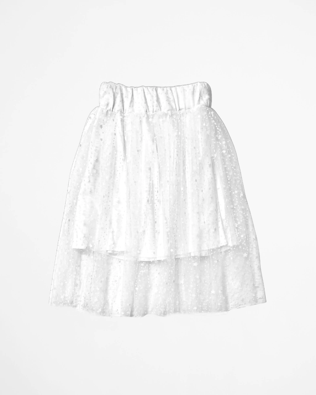Saia de Tule Offwhite Angélica