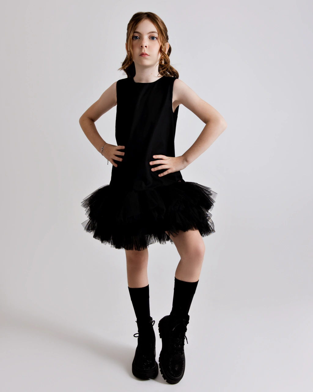 Vestido Bailarina Preto
