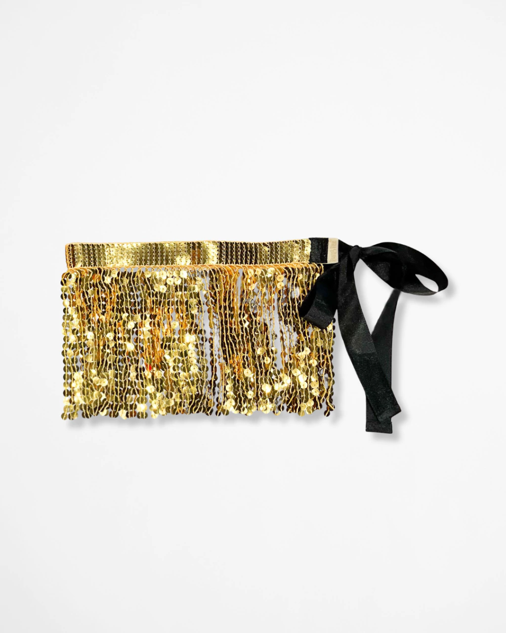 Cinto de Paetês Dourado e Preto Leda