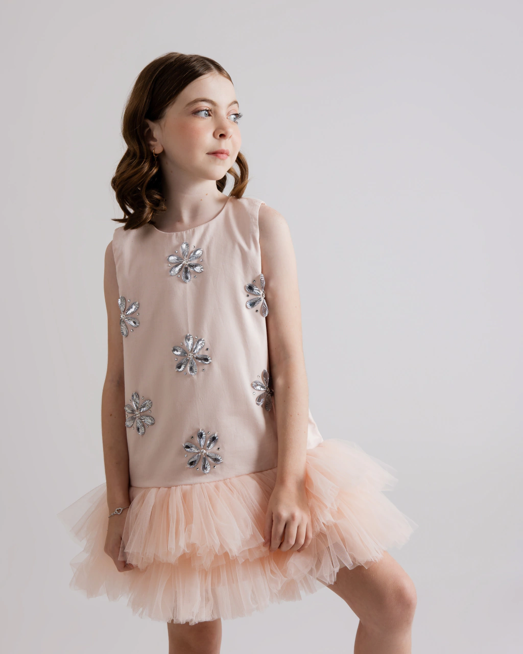 Vestido Bailarina Rosê