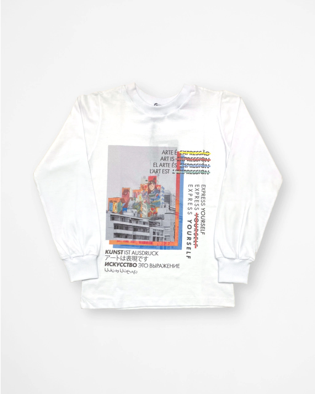 Camiseta Manga Longa “Express Yourself”