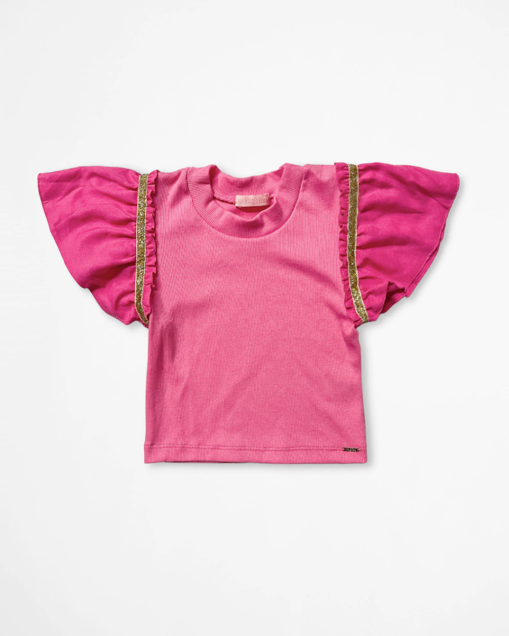Blusa Rosa e Dourada Talita