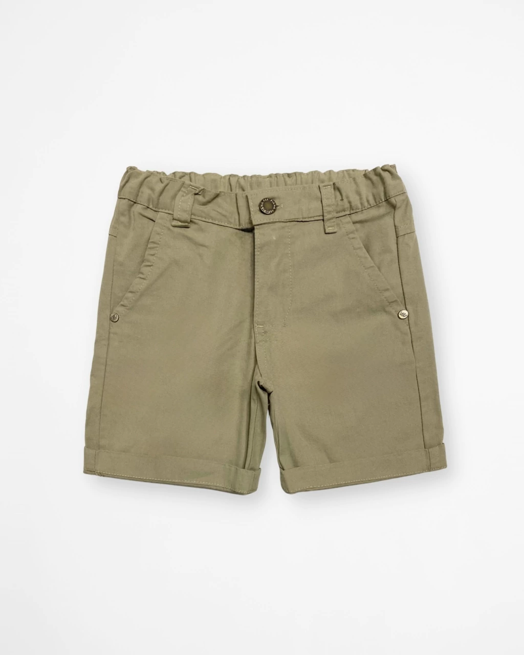 Shorts de Sarja Cáqui