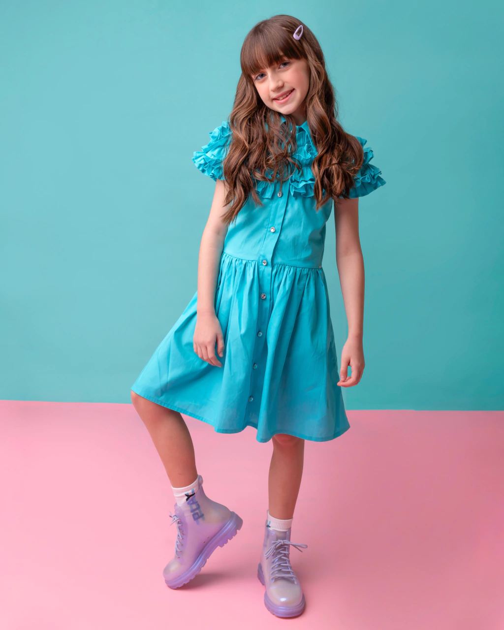 Vestido Turquesa Alice