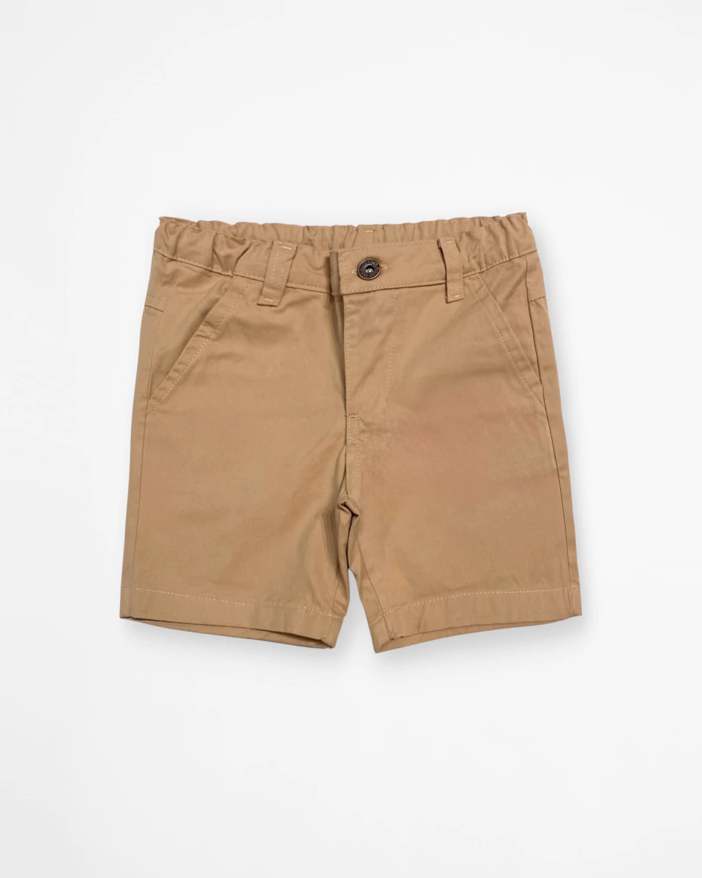 Shorts de Sarja Marrom Claro
