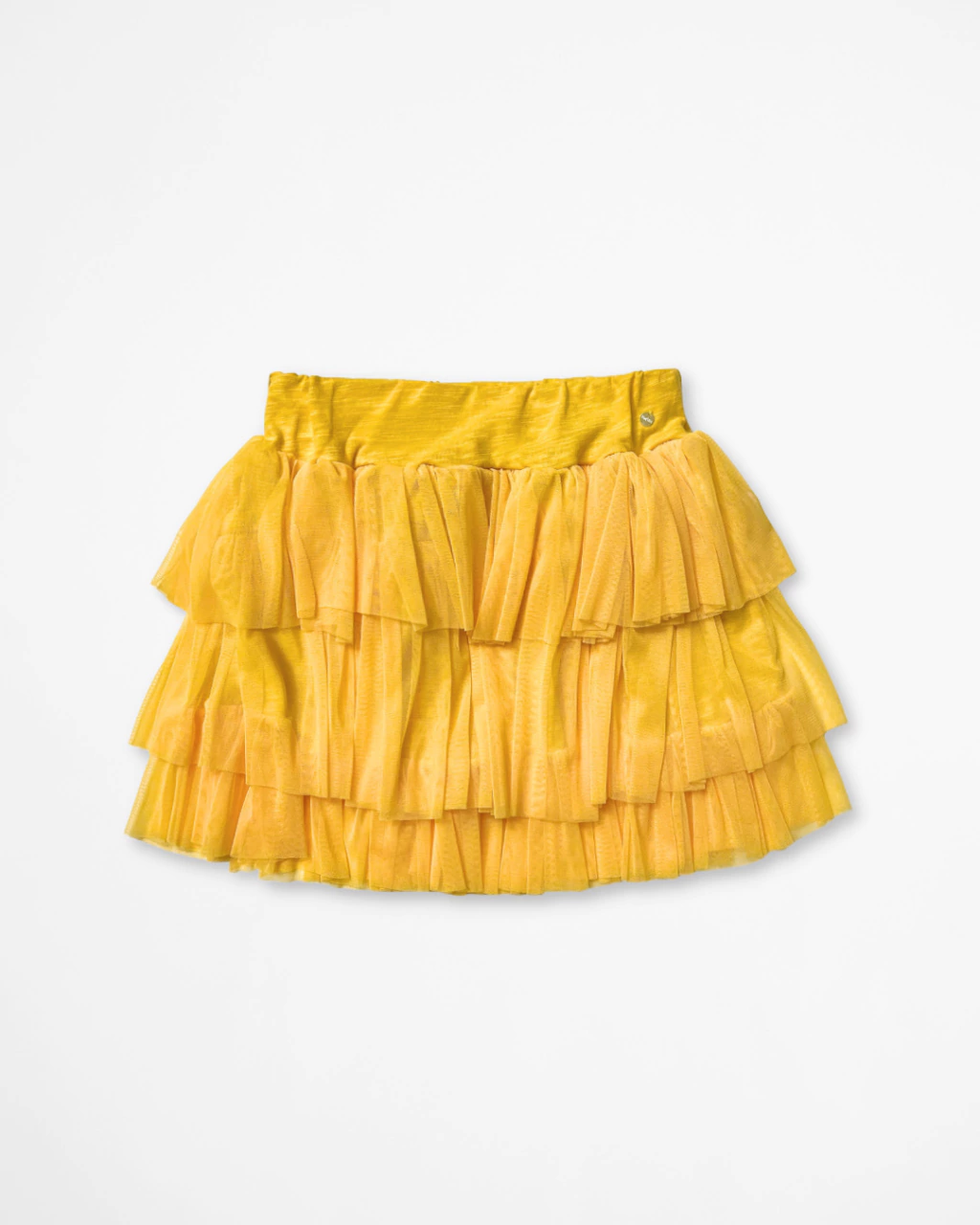 Saia de Tule Amarelo Canário Marcela