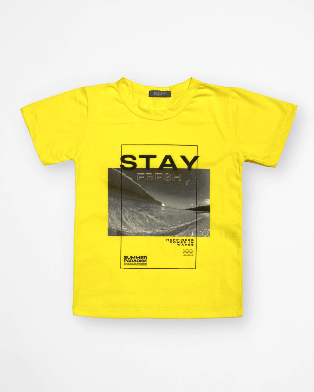Camiseta Amarela “STAY FRESH”