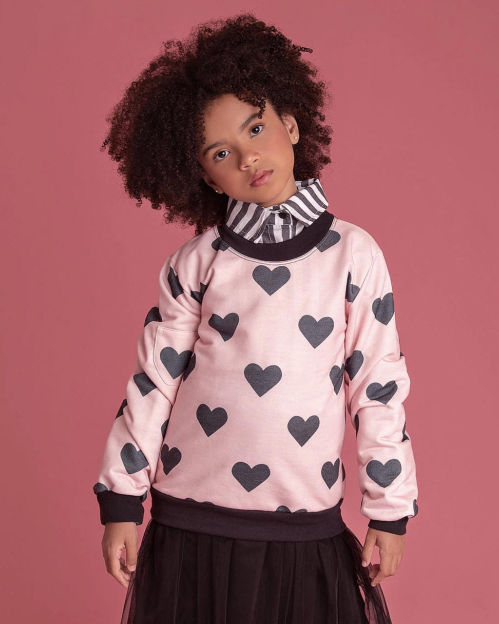 Blusa de Corações Lorena