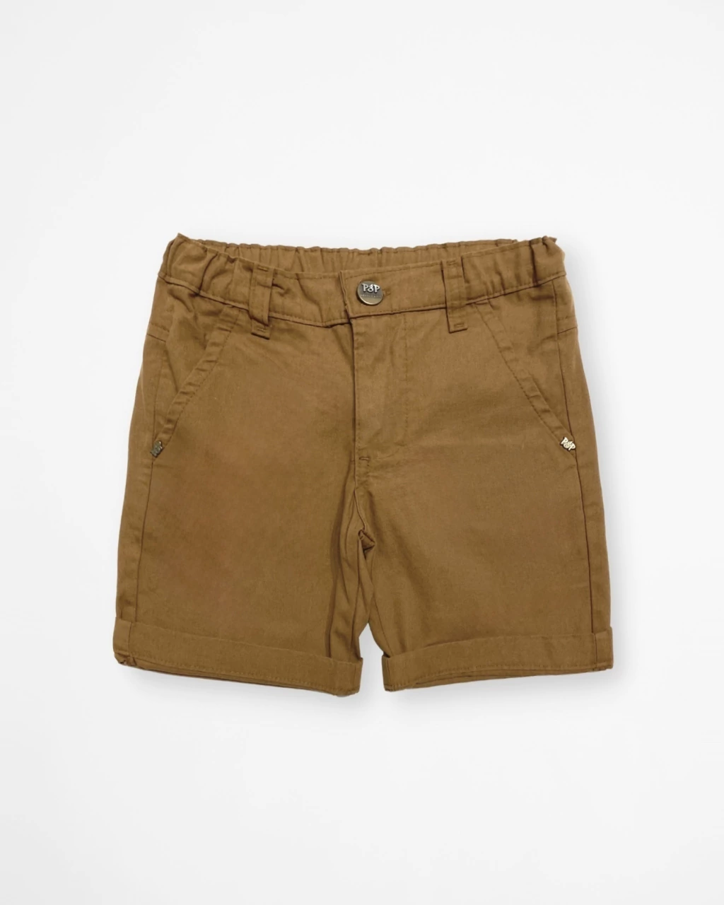Shorts de Sarja Caramelo