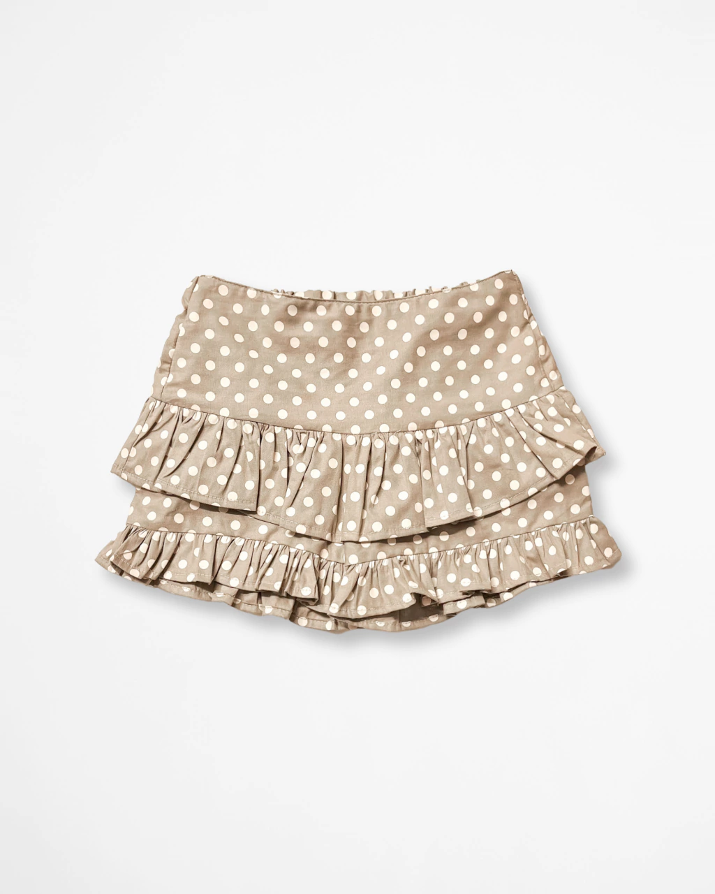 Shorts de Bolinhas Marrom Gabriele