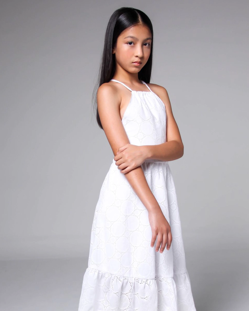Vestido de Laise de Bolas