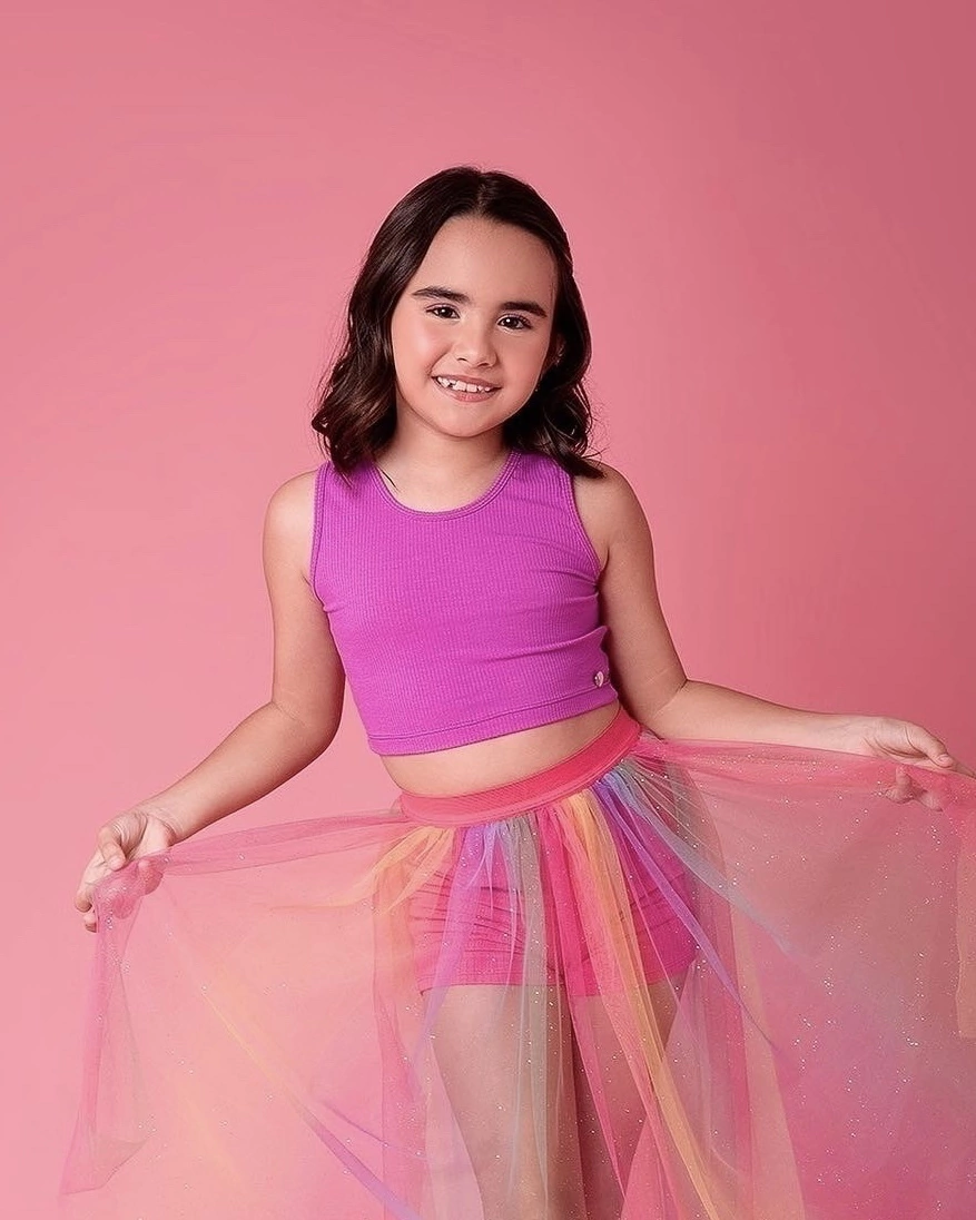 Cropped Regata Maitê Roxo