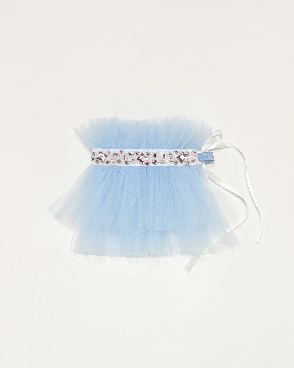Colar de Tule Azul