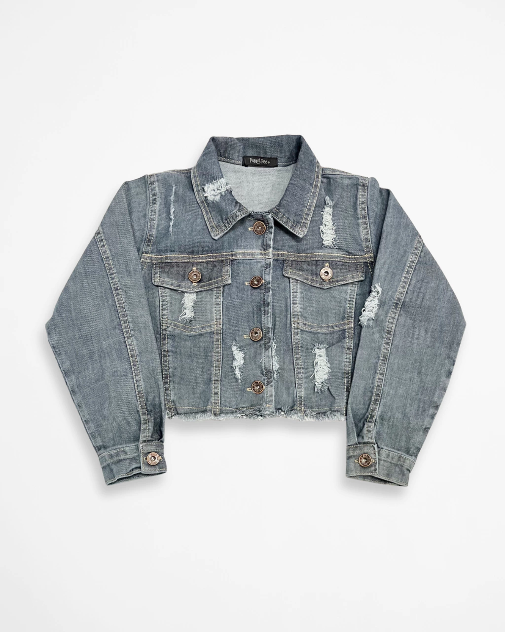Jaqueta Jeans Marmorizada Jessy