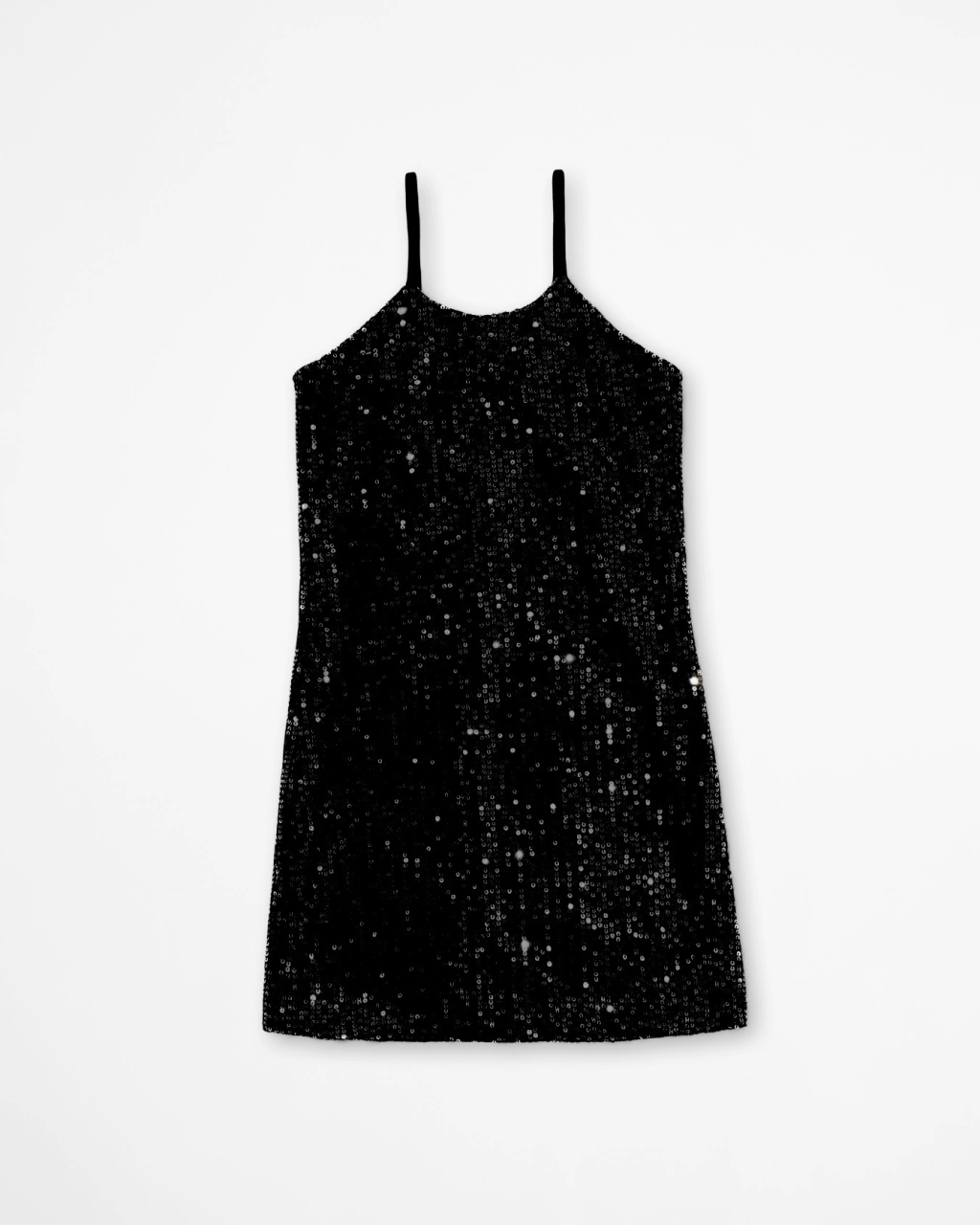 Vestido de Paetês Preto