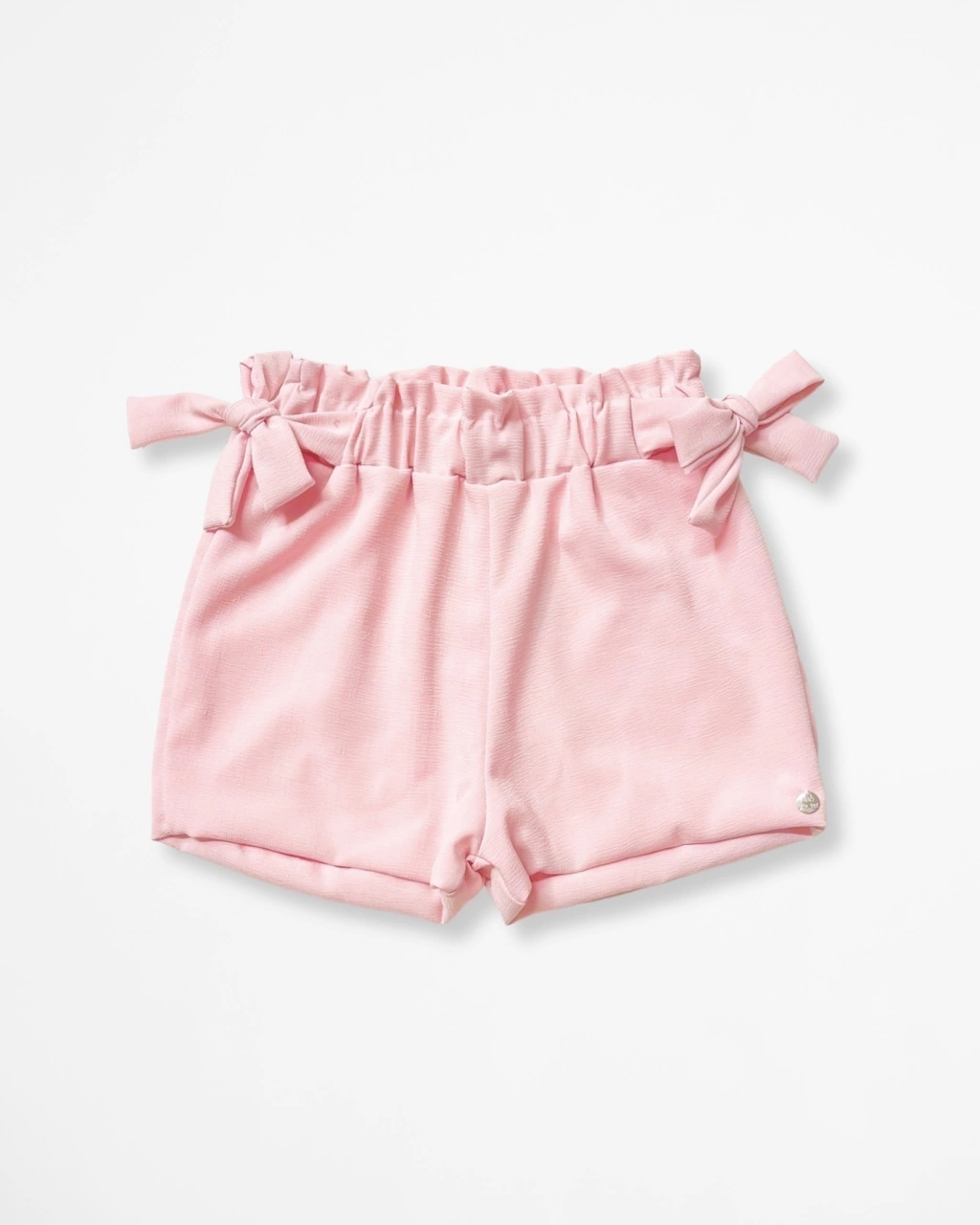 Shorts Alfaiataria Rosa Bebê Fiorella