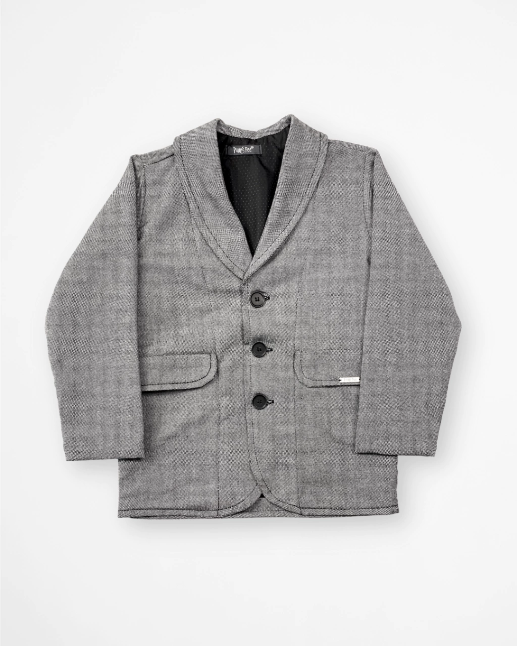 Blazer de Tweed Cinza